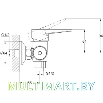 Смеситель Econoce EC0404 картинка 2